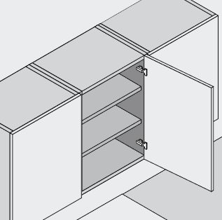 BLUM 71M258E závěs, naložený, Expando, 100°
