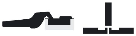 BLUM 71M2650 závěs, polonaložený, vrut, 100°
