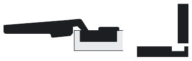 BLUM 71M2550 závěs, naložený, vrut, 100°