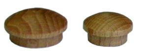 Záslepka - víčko s čepem 10mm buk
