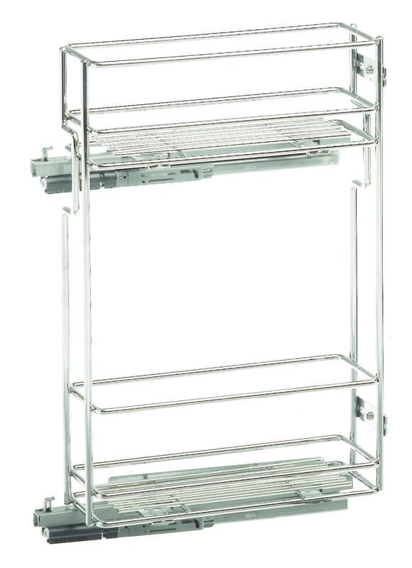 VIBO boční koš, horní, 150mm, levá