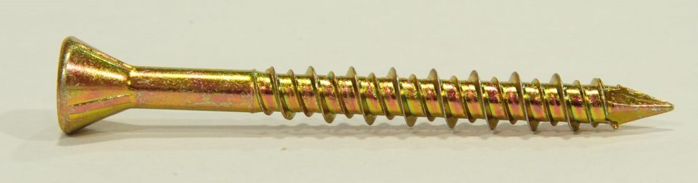 Cetris vrut 4,2x55/30mm zápustná hlava zinek žlutý částečný závit