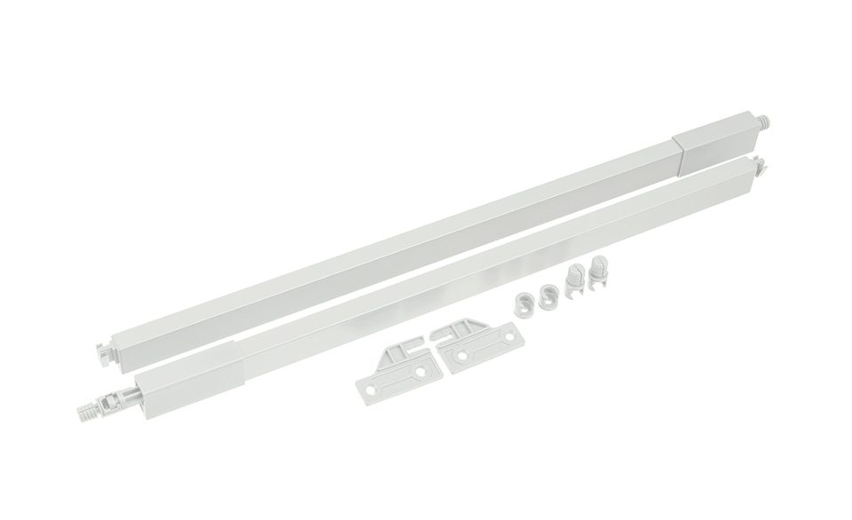 StrongMax 16/18 sada relingů pro navýšení zásuvky 550mm, bílá
