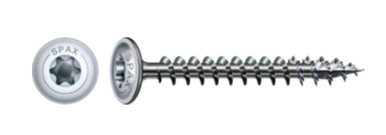 SPAX vrut 6x60mm talířová hlava TXS W 4C