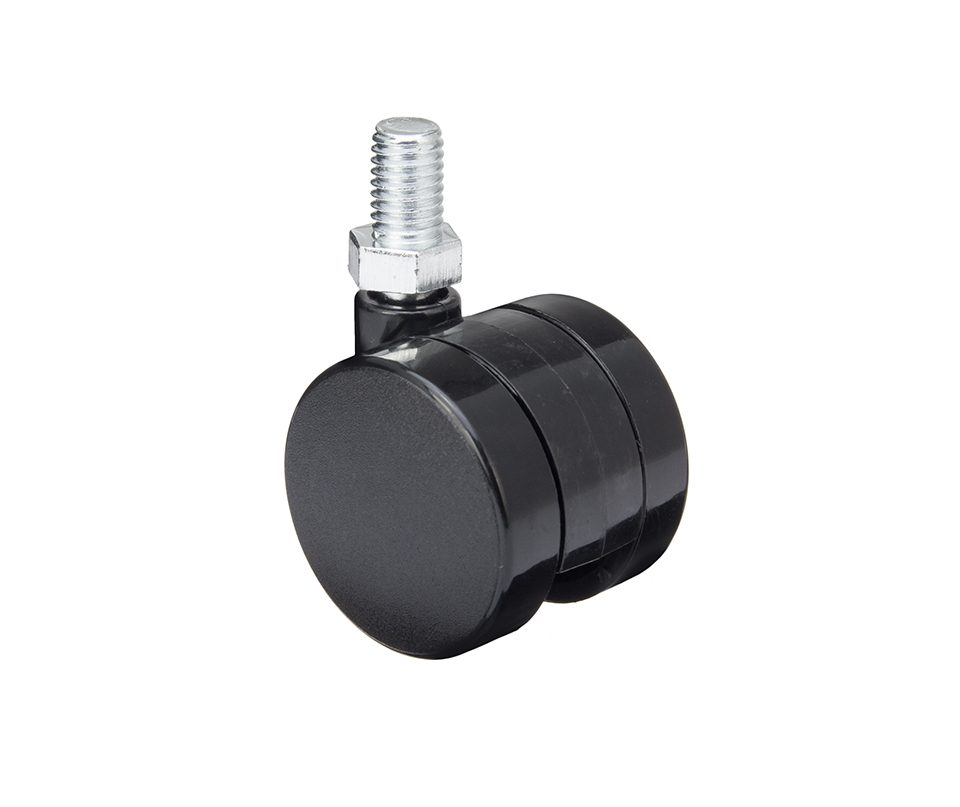 StrongCastors kolečko 40mm s čepem M10 černá