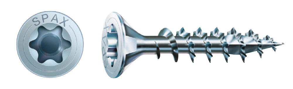 SPAX vrut 3,5x20mm zápustná hlava TXS W 4C MH