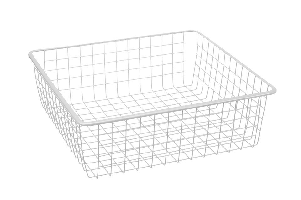 StrongWire koš drátěný Flex, 536x494x175mm, bílá