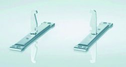 KES 232216 Dispensa, držák čela pro potravinovou skříň, 300mm, šedá