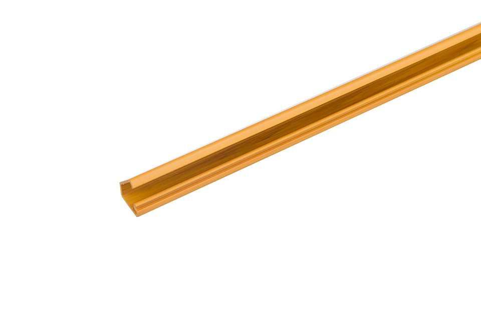 StrongLumio Elektroinstalační lišta 12x7mm samolepící, imitace dřeva natur, 2m