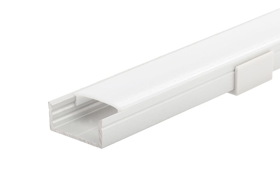 StrongLumio krycí lišta pro LED profil Fanto, 2m mléčná