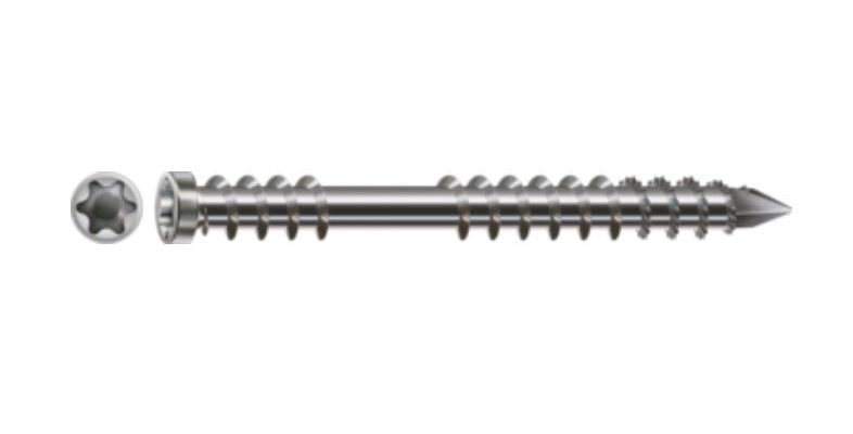 SPAX vrut 5x70mm terasový cylindrická hlava TXS nerez A2 C stříbrný