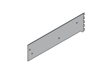VERTIKO Držák skříňky 450x96 šedá