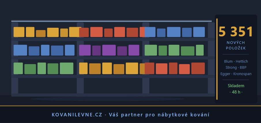 Právě jsme rozšířili nabídku o více než 5 000 skladových položek