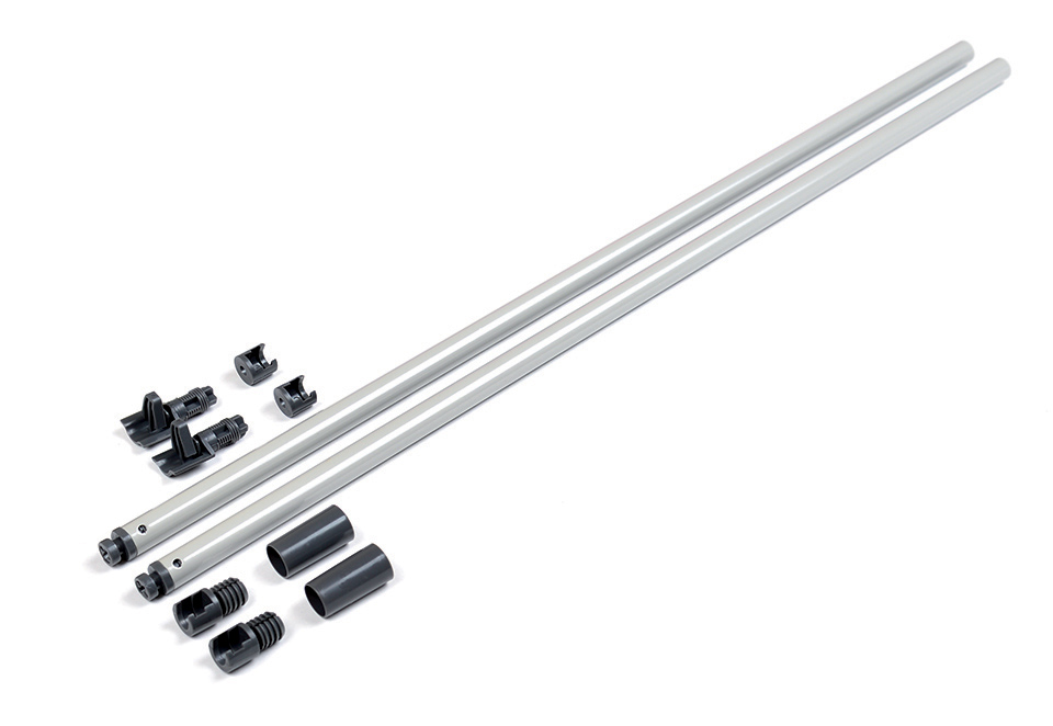 K-StrongBox reling kulatý středový 500mm, šedá, sada