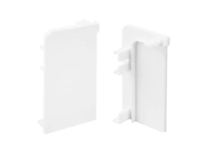 TULIP Gola uzavřená koncovka J profilu plast bílá P+L