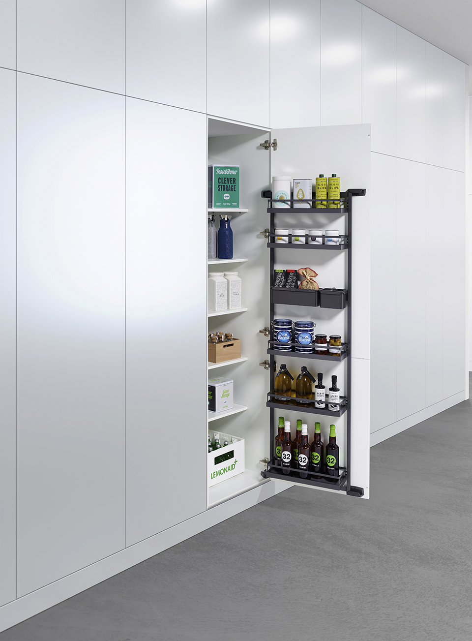 KES 003601 Tandem Side, potravinová skříň, Arena Pure, 450/800, antracit