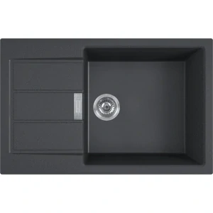 FRANKE Dřez S2D 611-78 XL 780x500mm černá