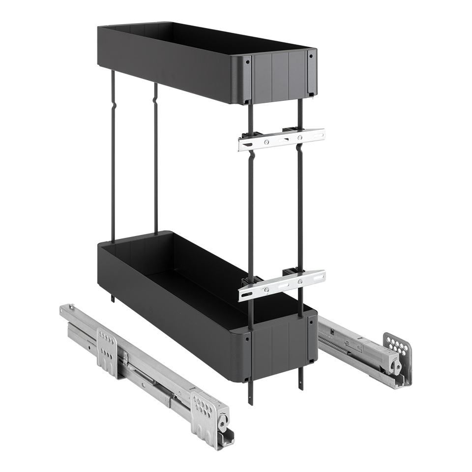 KES 002141 K-Line, boční koš, 200mm, antracit