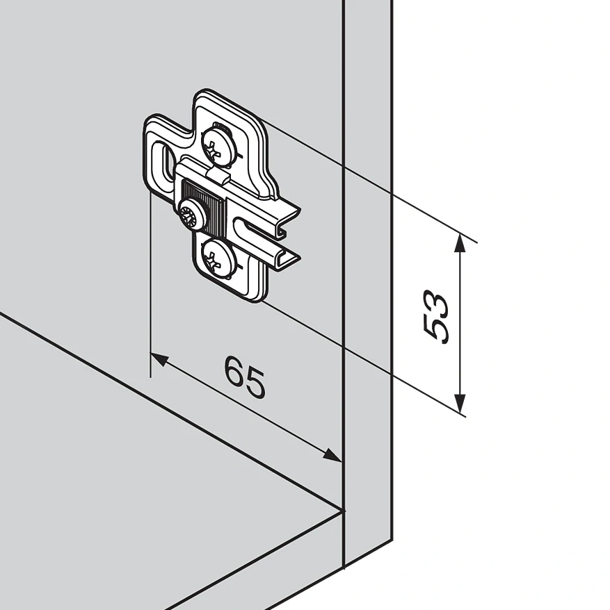 BLUM 194K6100E podložka Expando pro 153902