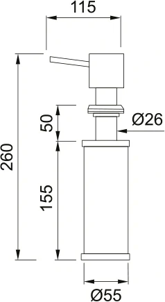 FRANKE Dávkovač saponátu FD 300 chrom