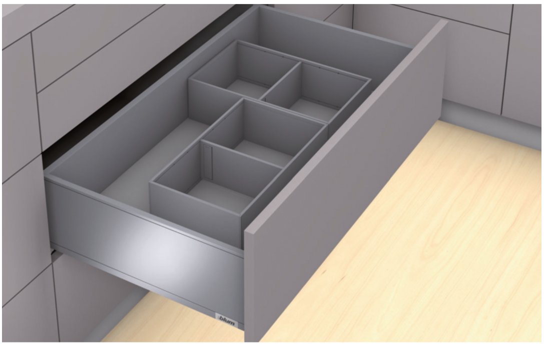 BLUM ZC7F400RSP Ambia Line rámeček s magnetem 400 šedý