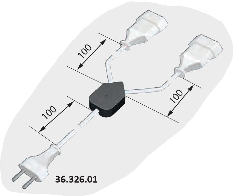 HAL rozdvojka 230V Euro plug