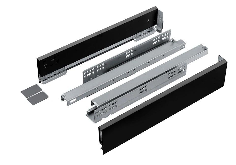 K-StrongMax 16 zásuvka H89/500mm, černá, příborník Classico Kristall 800 černá