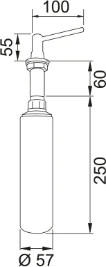 FRANKE Dávkovač saponátu Basic chrom