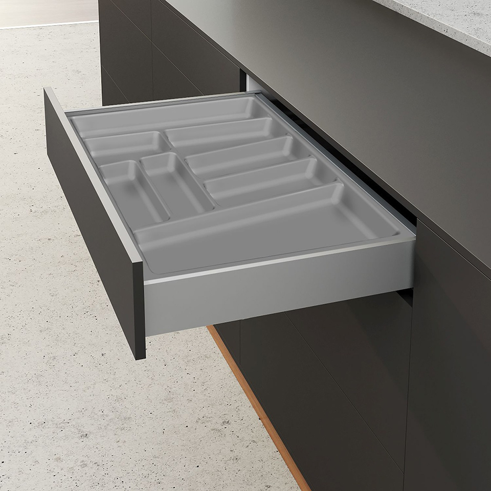 HETTICH ORGATRAY 740 Š.900 / L.500 STŘÍBRNÁ
