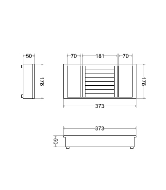 StrongIn organizér na šperky a prstýnky do šuplíku šatní skříně 400mm
