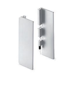 TULIP Gola uzavřená koncovka C profilu plast stříbrná P+L