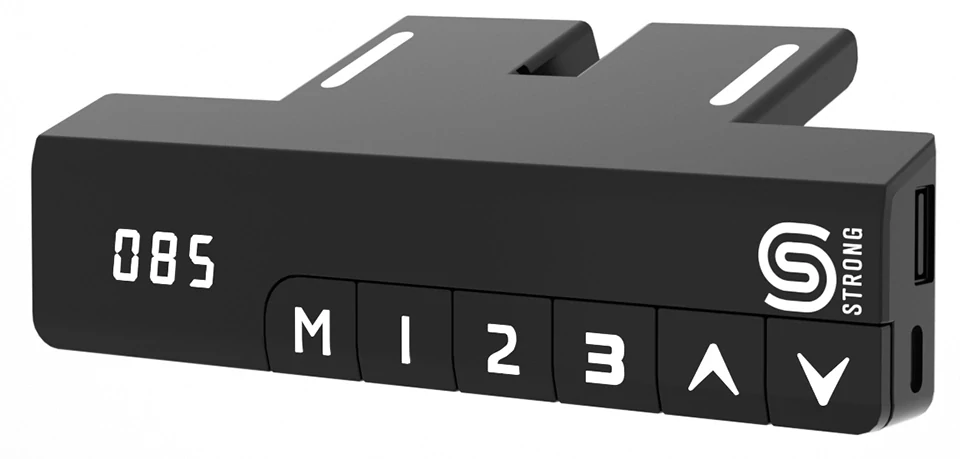 STRONG Elektricky stavitelná podnož pro rohové řešení bílá matná