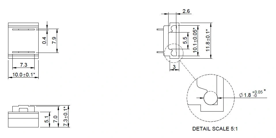 StrongLumio spojka univerzální LED pásek 10mm - kabel dvojlinka