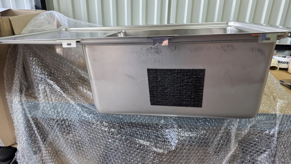 StrongSinks S3 Dřez Nida 787 787x520mm odkap vlevo nerez